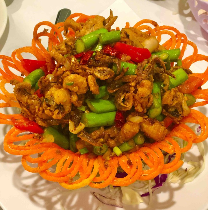 Canasta de Calamares Picantes