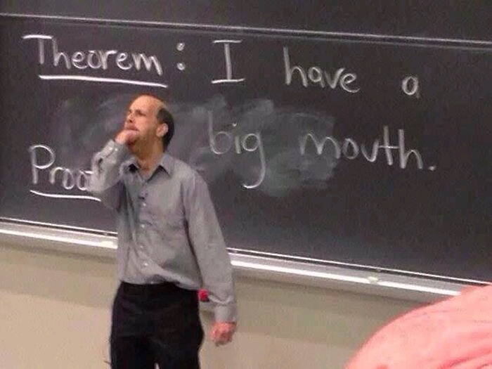 I have a big mouth