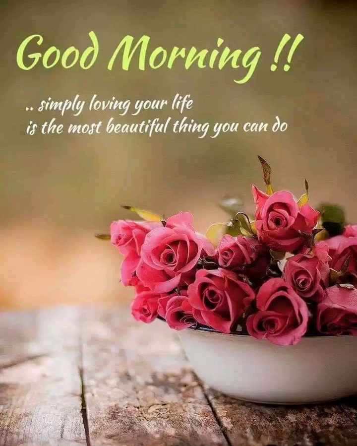 good morning