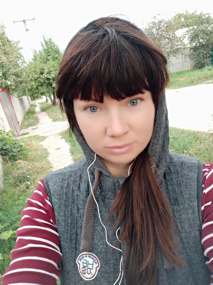 на пробежке