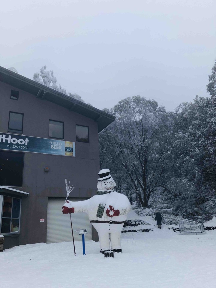Snow man- Falls Creek