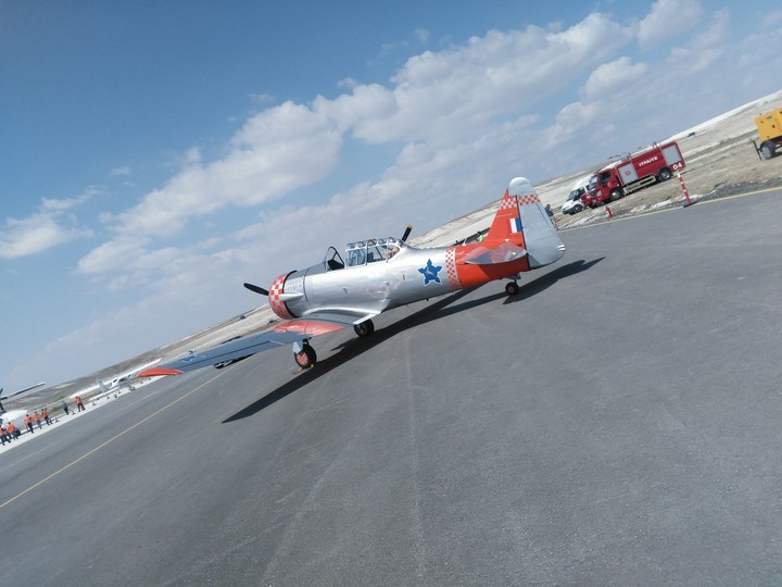 texan t6 after flight