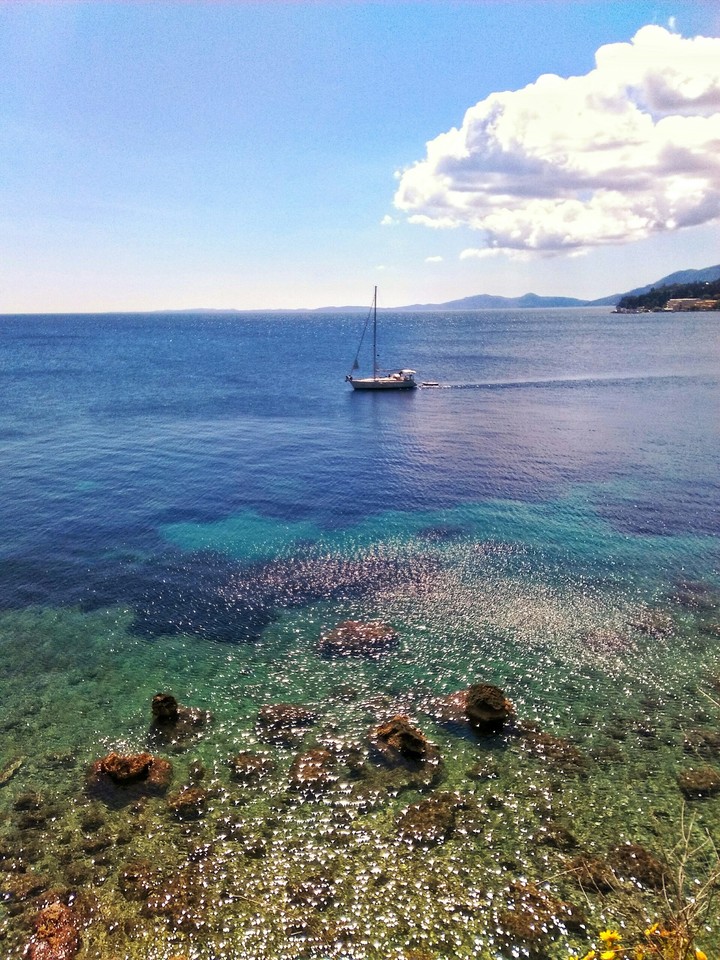 Boat in the sea.