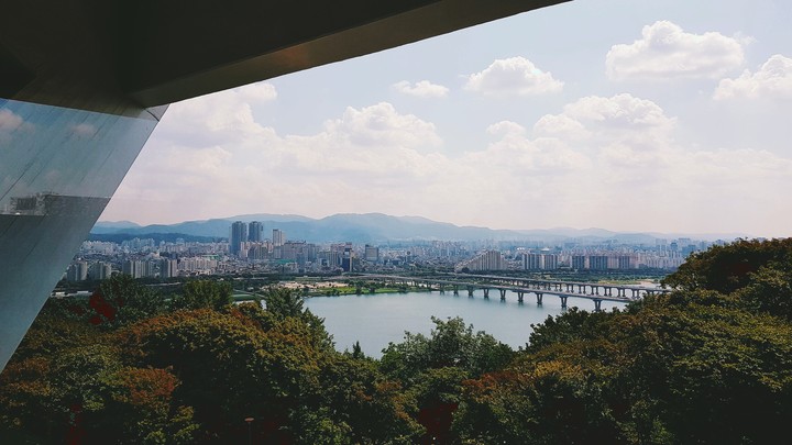워커힐호텔 피자힐에서