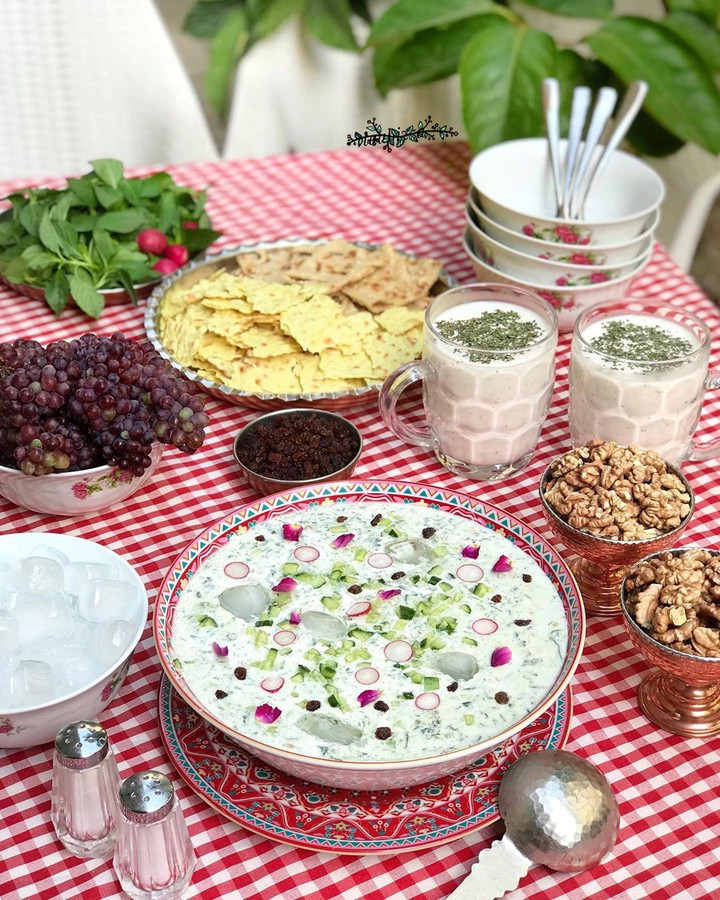 ♦️⚪♦️⚪  Iranian dish , Abdoghkhiar ♥️♥️♥️