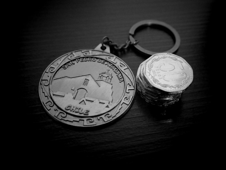 Coins and Keychain