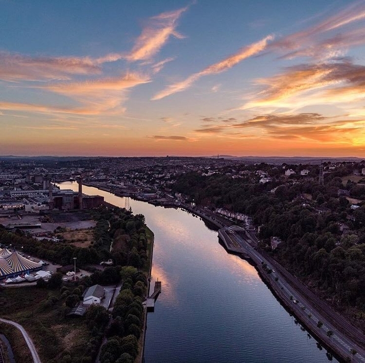 What an amazing view of Cork City