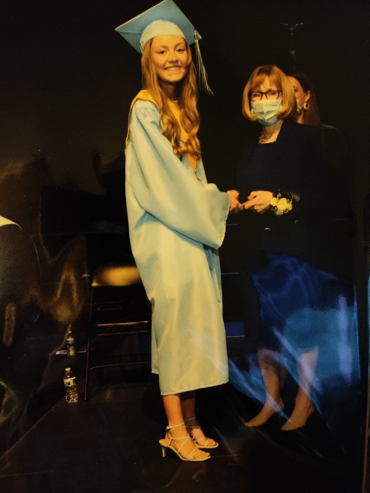 Daughters Graduation photo  with honors.
