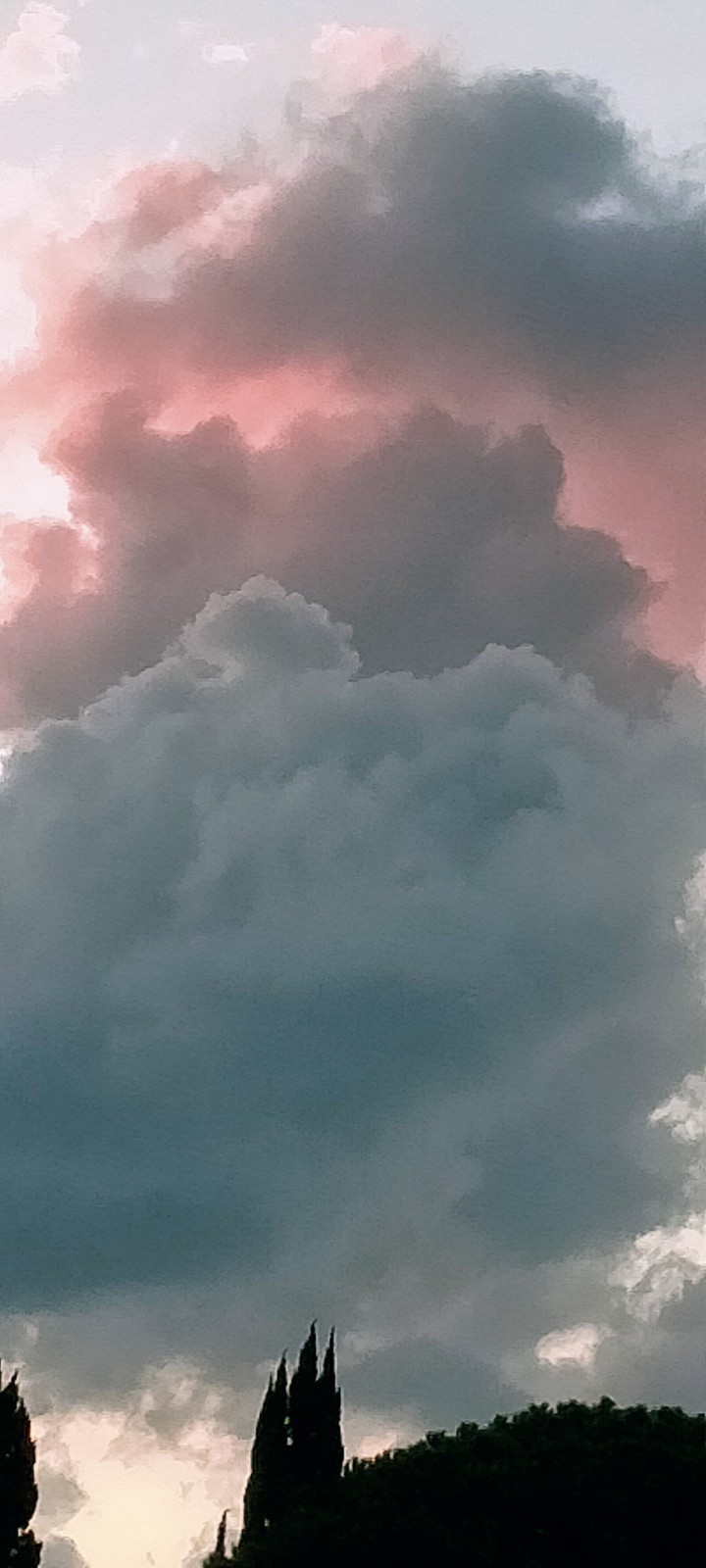 clouds in autumn