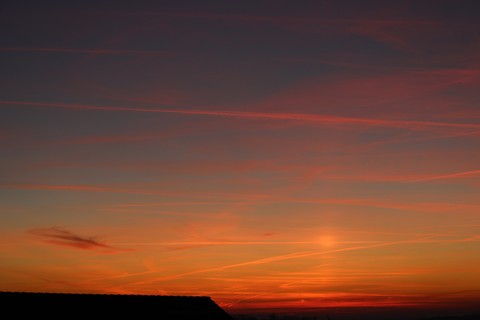 glühend rot