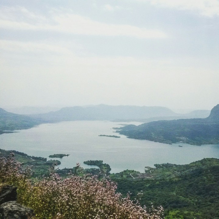 Bright lake