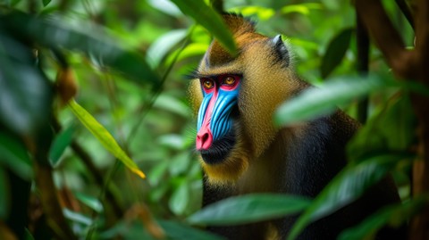 mandrill, organism वॉलपेपर