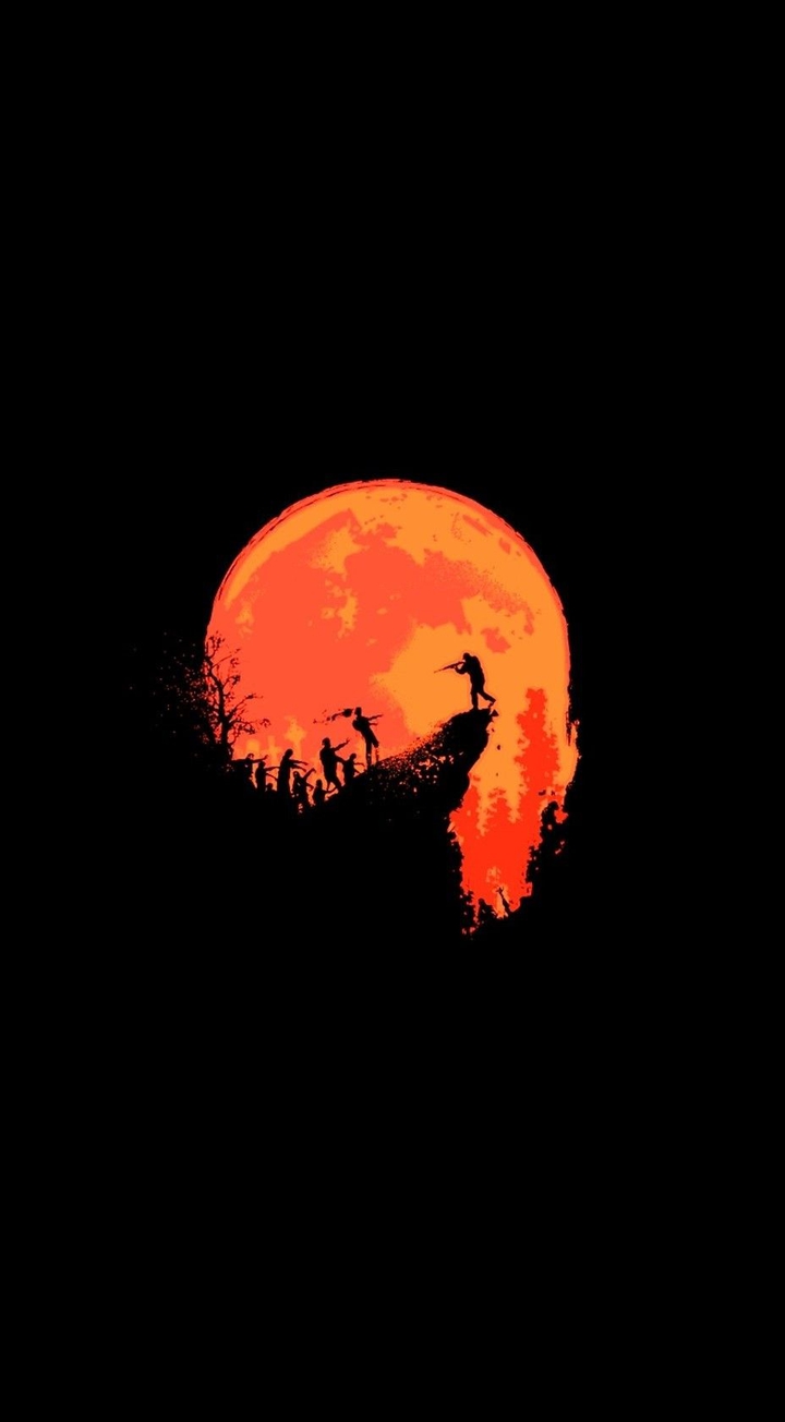black wallpaper