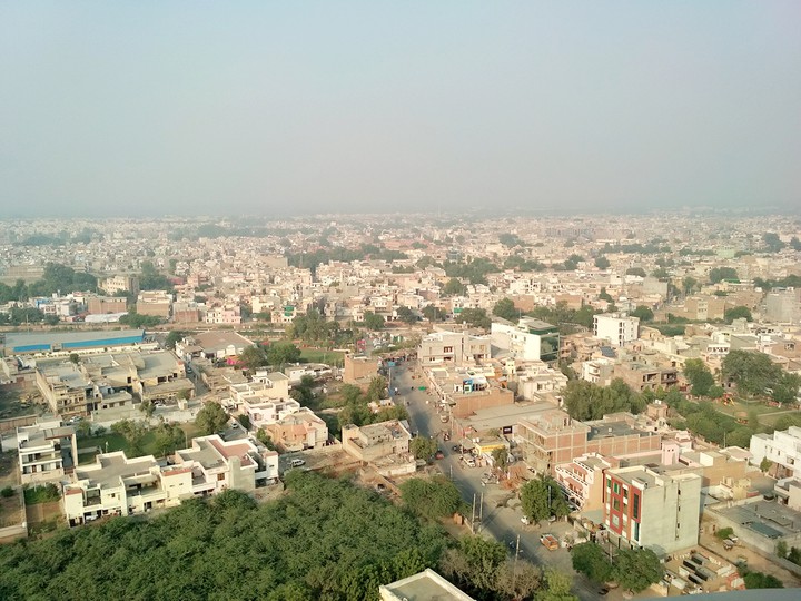 city from watch tower