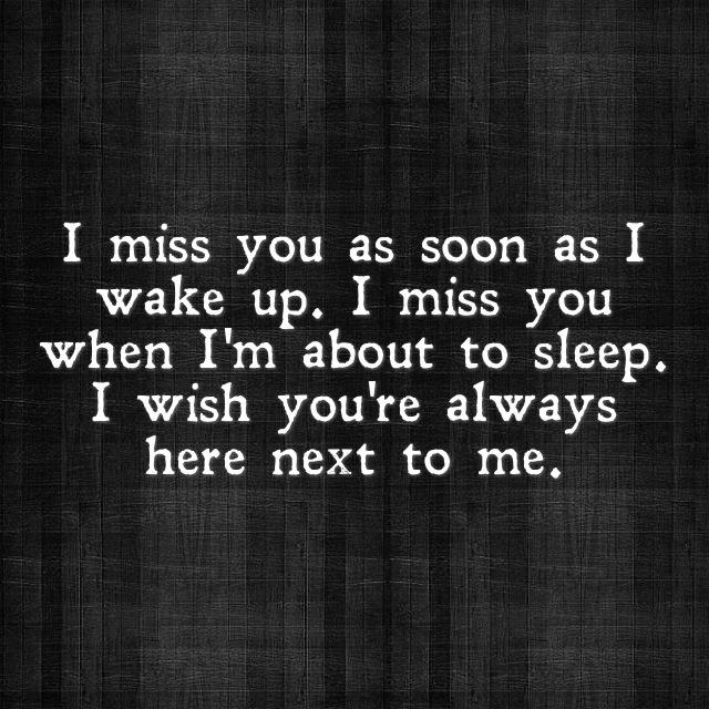 I MISS YOU