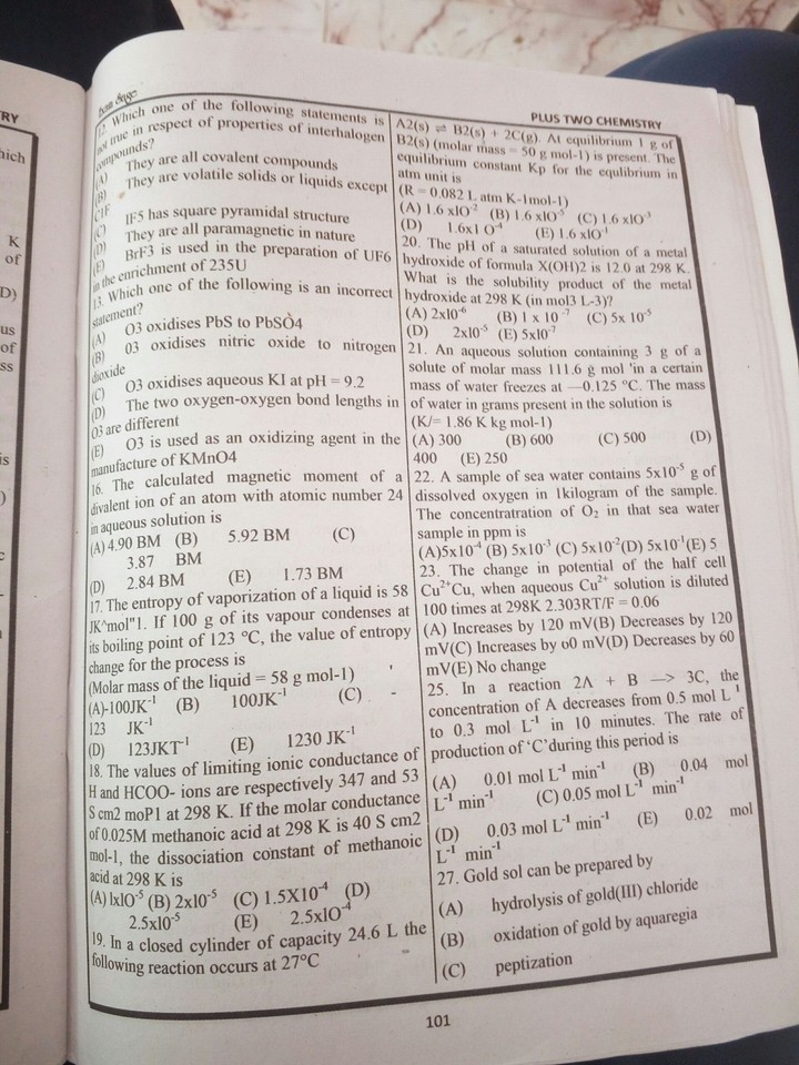#chemistry#exam#time