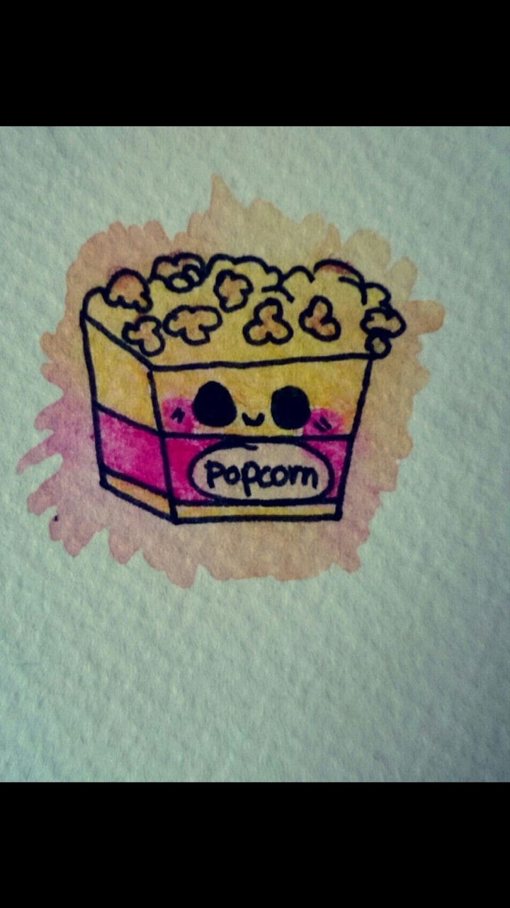 popcorn sketch