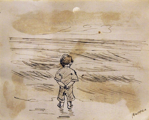By Edward Hopper when he was 9 y.o.