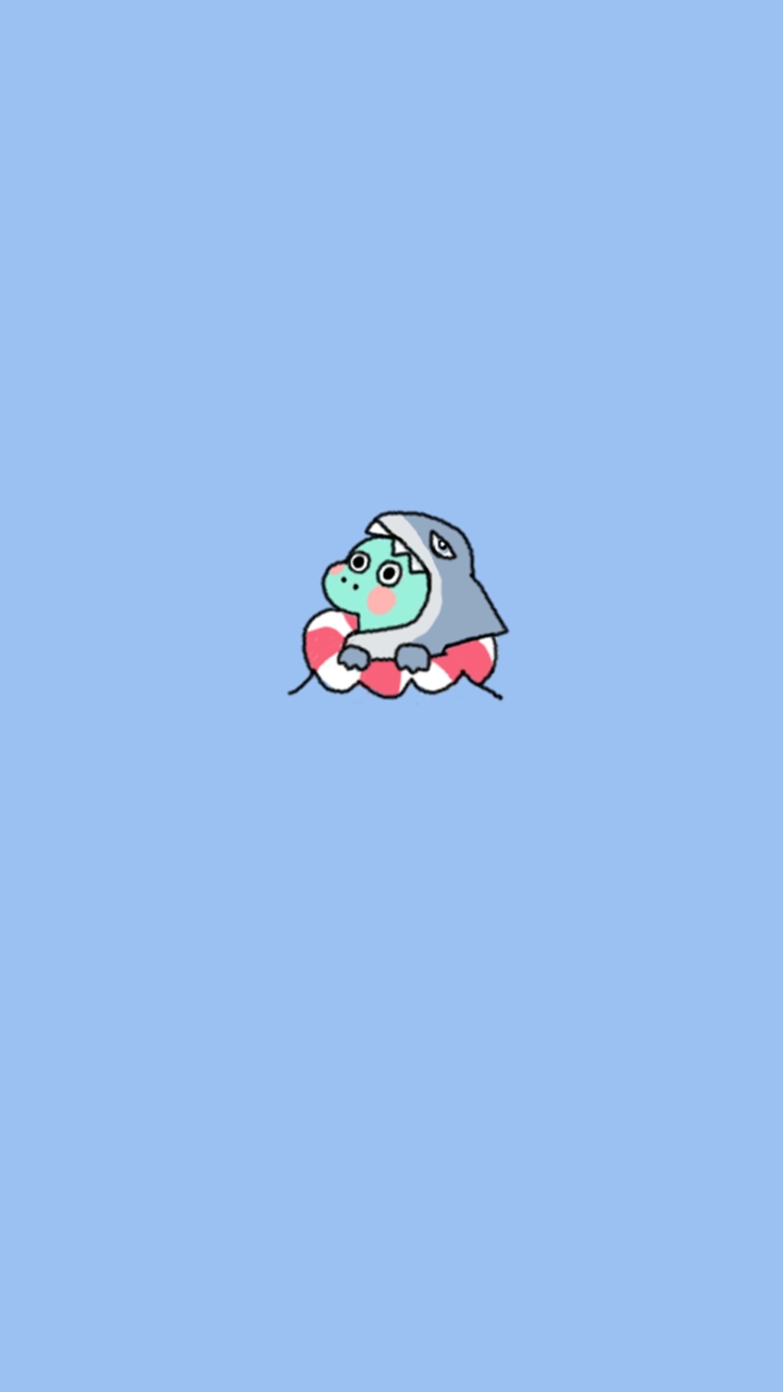 Baby dino swim