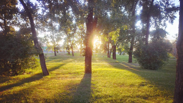 Sunset in Irkutsk