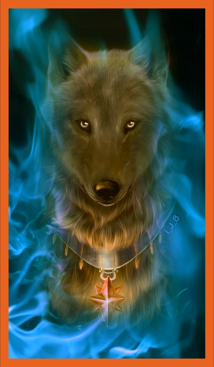 BLUE FLAME WOLVE