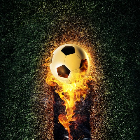 fire, grass wallpapers
