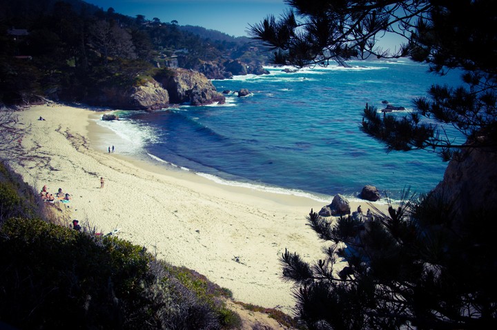 day on a beach