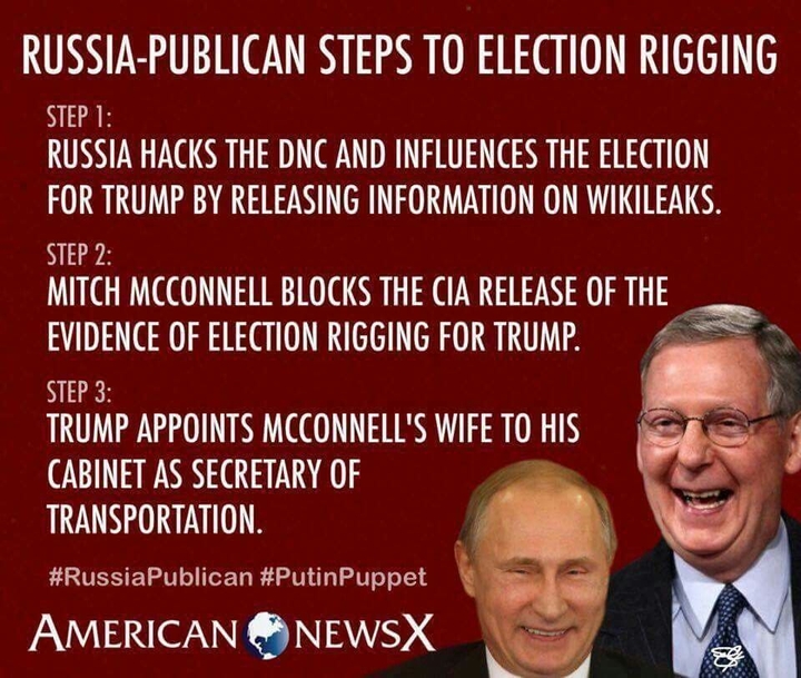 traitor McConnell Putins puppet