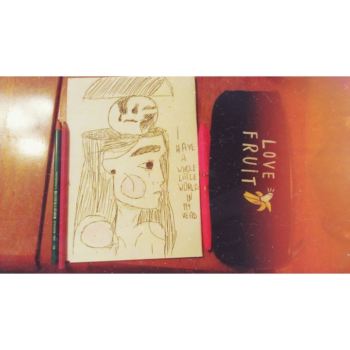 «I have a whole little world in my head »...