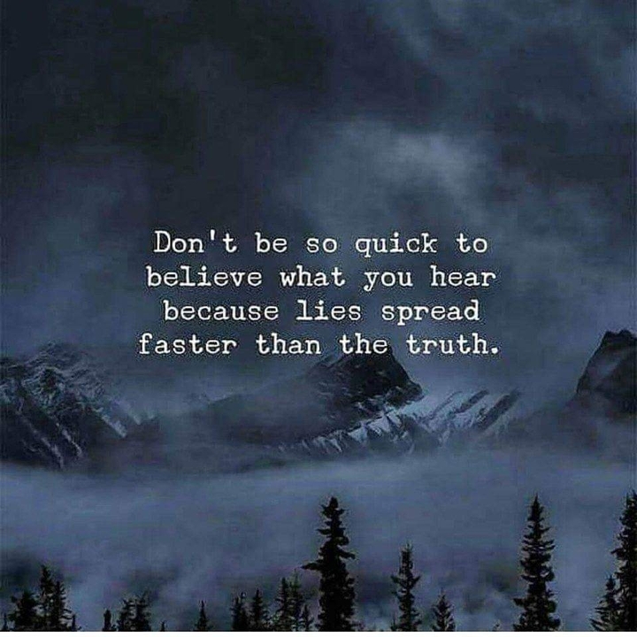The truth