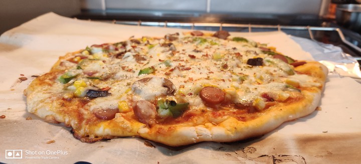 homemade pizza