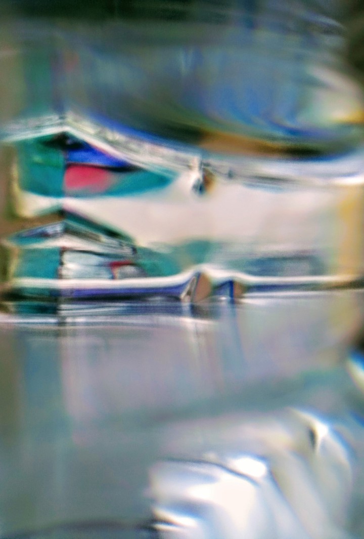 Photo of Graffiti Through a Bottle