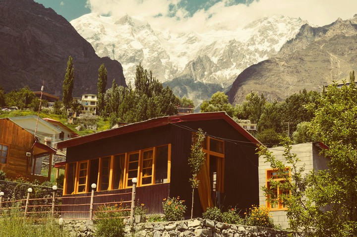 Hut in the mountains