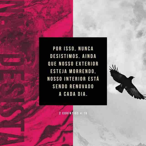 Versículo 2 Coríntios 4:16