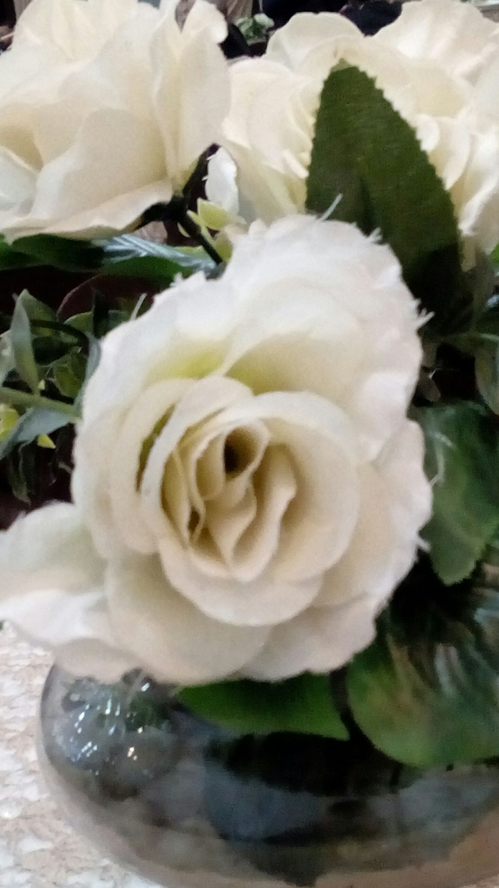 white flowers