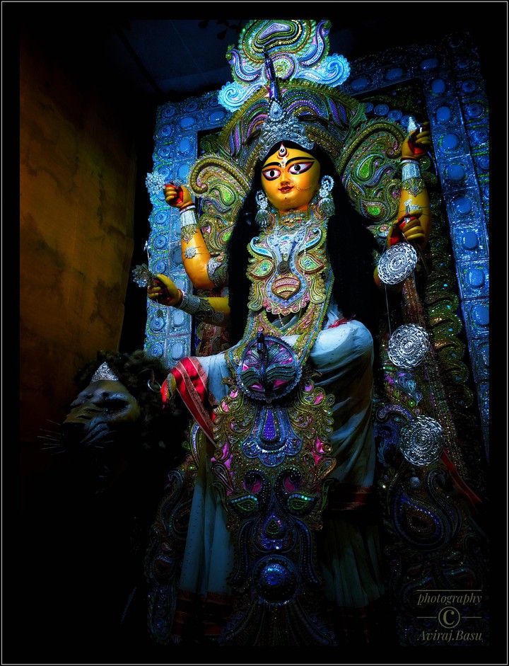 ~ "Bearer of the World" ~ - 
Jagadhatri, a form of Durga