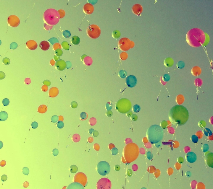 balloons..