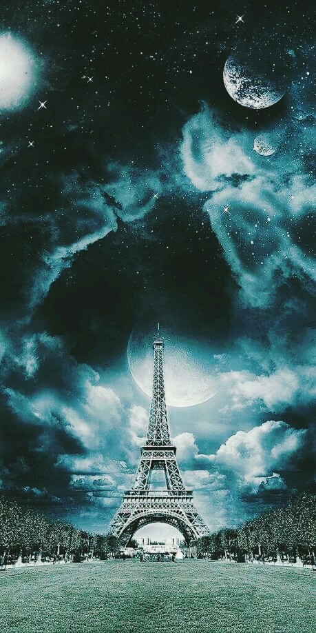 Eifel Tower Moonlight