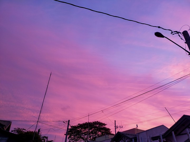 Pinkish Sky