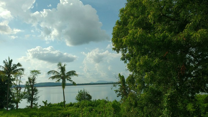 in the lap of nature