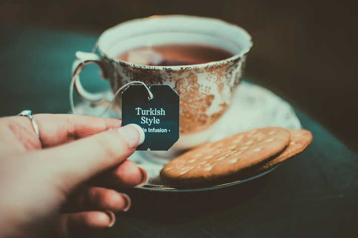 Coffee and cookies on breakfast