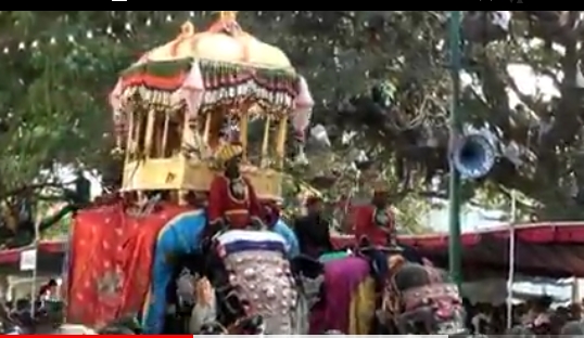 mysore dasara...jammbu savari chamundeshwari god.