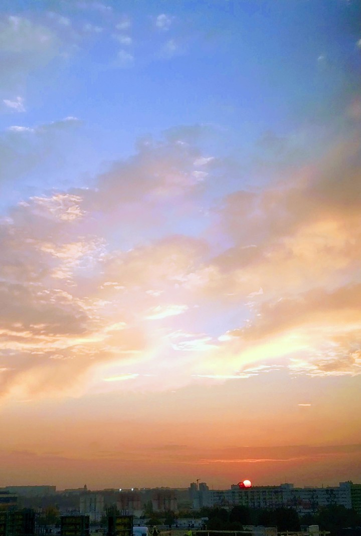 City sunset