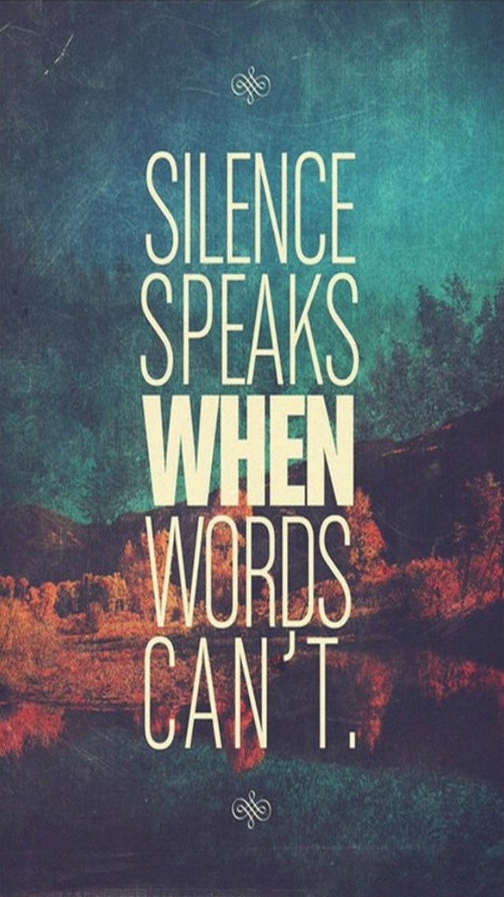 silence does great