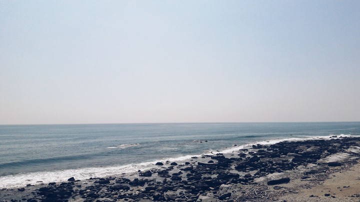 The Pacific Ocean.