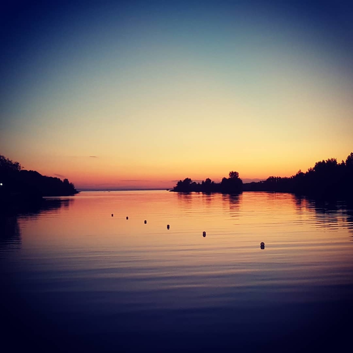 Sunset on the Volga
