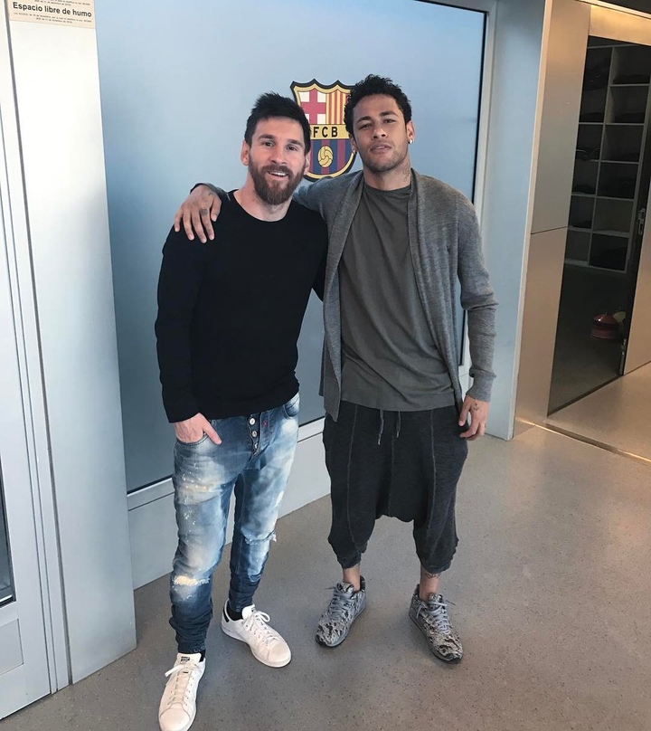 messi y Neymar