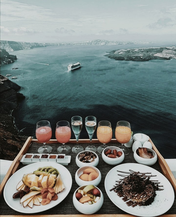 breakfast view