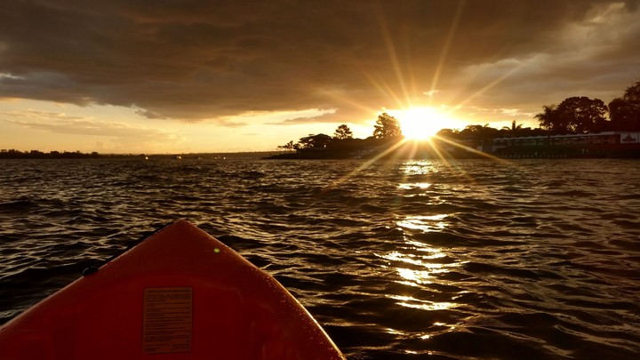 Kaiak in lake