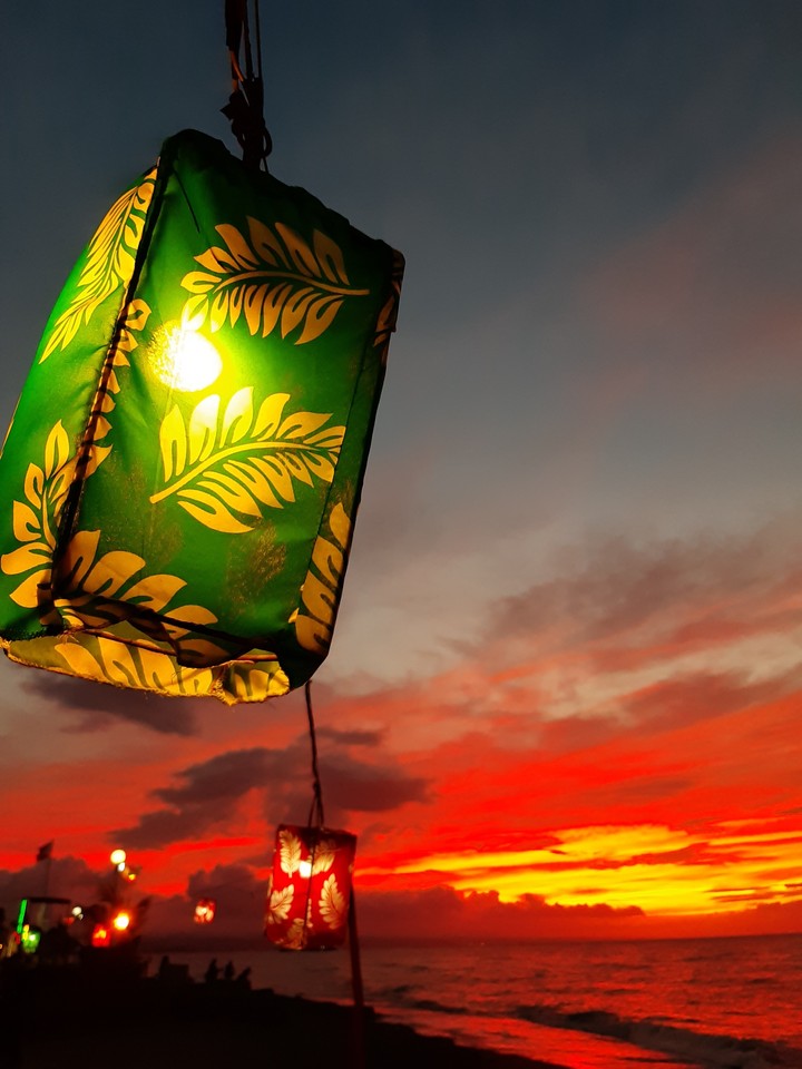 Lantern at Sunset